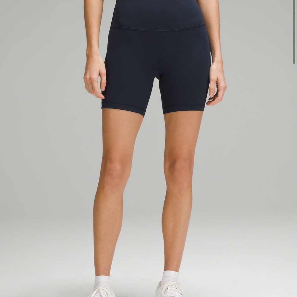 LULULEMON Wunder train high-rise short 6” in navy